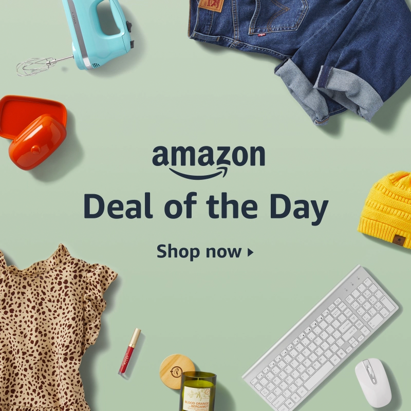 amazon's tweet photo. Today only! 

Save with Amazon's Deals of the Day before they're gone.