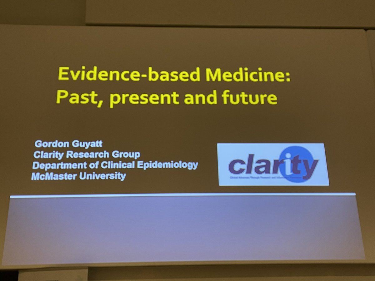 Helsingin yliopiston lääkiksen kunniatohtorisymposium. Loistavia luentoja huippututkijoilta. Kuten Trudie Roberts ja Gordon Guyatt 👍. #AMEE