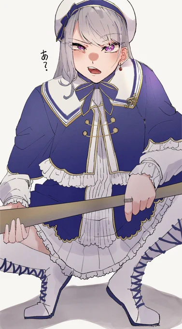 お嬢様ですわ
 #でろあーと 