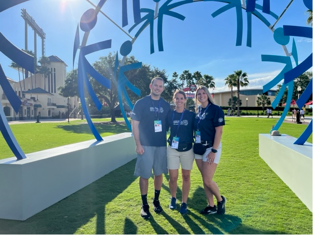UCF_DPT's tweet photo. UCF DPT students Kayla and Andrew worked with Dr. Richardson from the Clinic recently with the 2022 Special Olympics games! They performed fitness exams for the athletes and even stayed late to make sure to help out everyone they could Kayla and Andrew, you are #whyUCFDPT https://t.co/XWK2jPfaYg
