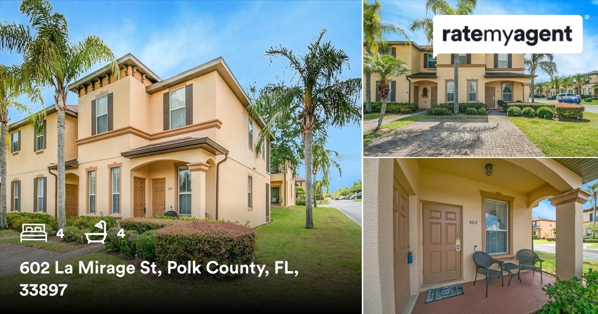 VeeSellsHomes's tweet photo. 4 🛏 4 🛀  
📍 602 La Mirage St, Polk County, FL, 33897

My latest listing on #ratemyagent
https://t.co/zcETEt6w69 https://t.co/GI6PkkfPB3