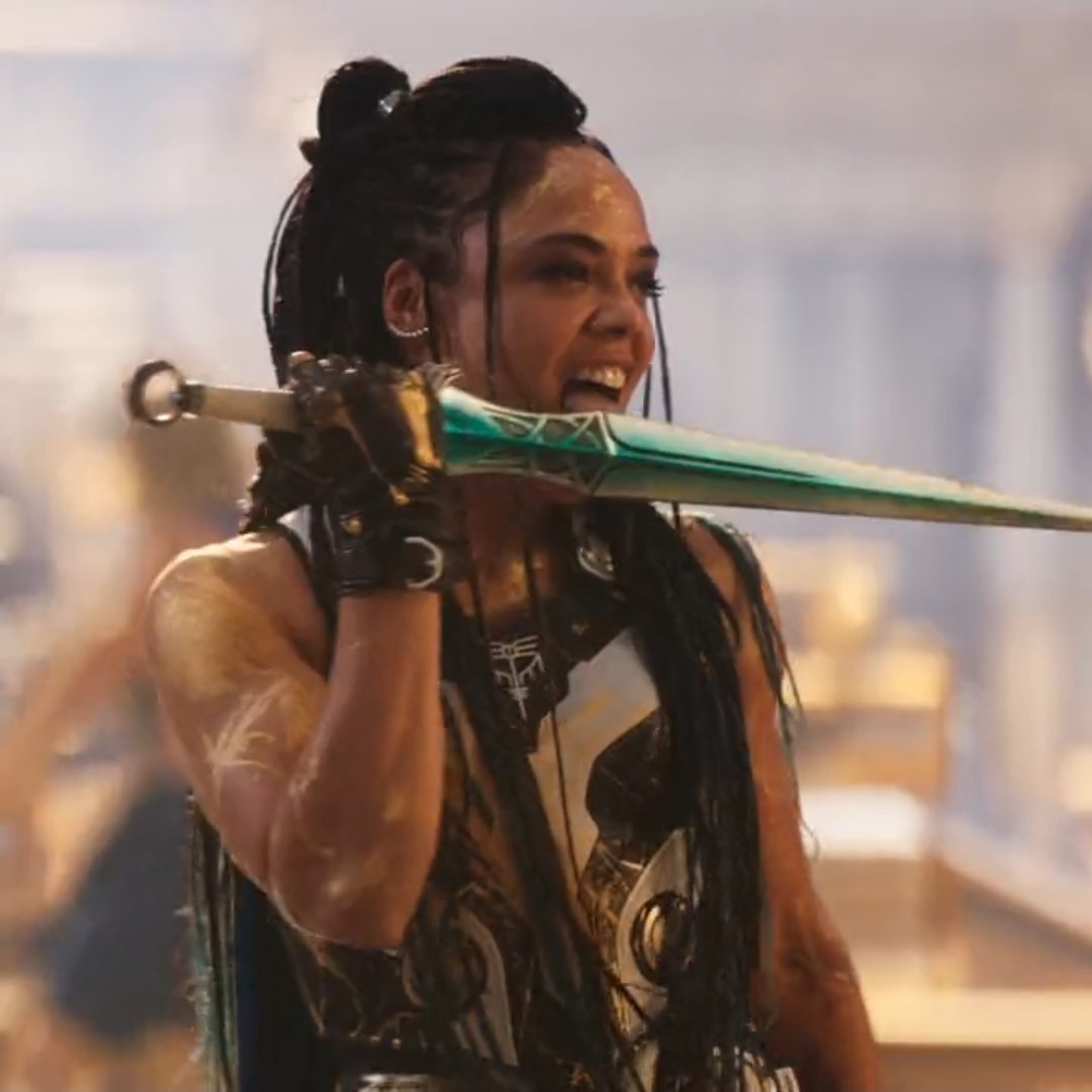 RT @mcucomfort: Tessa Thompson as Valkyrie for “Thor: Love and Thunder” https://t.co/5gWJZgunJQ