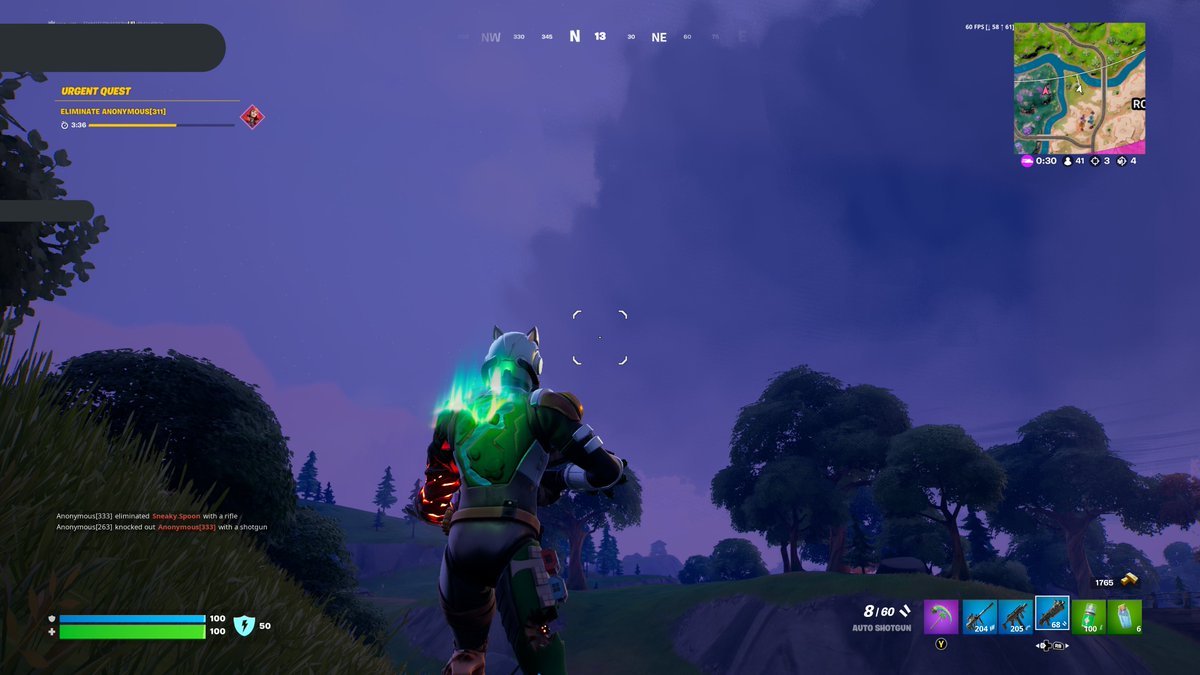 the sky looks very nice during a storm