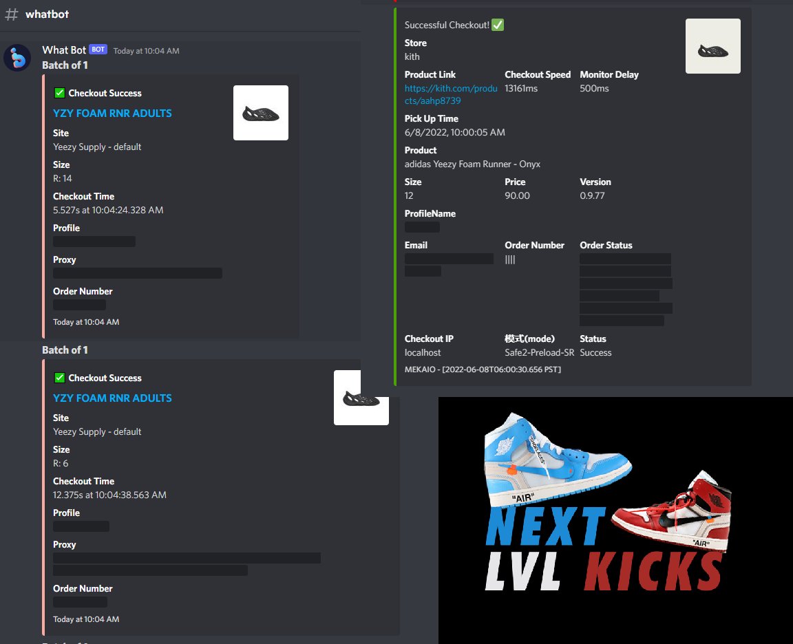 Only 3 pairs but better than none... Bots: @whatbotisthis @MEKRobotics Proxies: @proxychimp @DonutProxies Server: @ChefServers @UnknownProxies Gmail: @sneakygmails @pingproxies