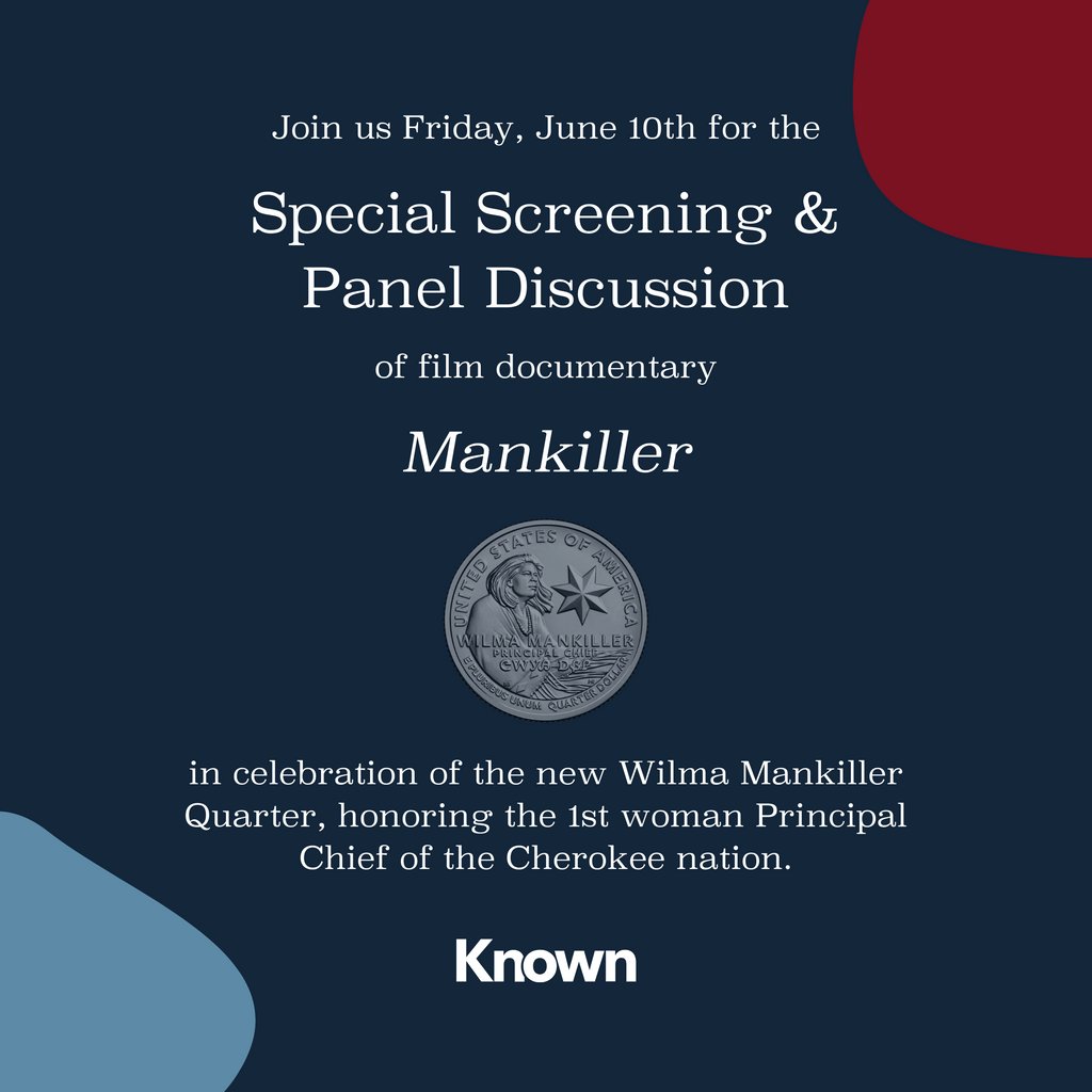 scalewithknown (@scalewithknown) on Twitter photo On Monday, the U.S. honored Wilma Mankiller with the 3rd American woman quarter.
We celebrate legend, feminist icon & 1st woman Principal Chief of the <a href="/CherokeeNation/">Cherokee Nation</a> this June 10th with 'Mankiller' by our very own <a href="/VALREDHORSE/">VALERIE RED-HORSE MOHL</a> at the MLK Memorial Library.
#IndigenousPeoples On Monday, the U.S. honored Wilma Mankiller with the 3rd American woman quarter.
We celebrate legend, feminist icon & 1st woman Principal Chief of the <a href="/CherokeeNation/">Cherokee Nation</a> this June 10th with 'Mankiller' by our very own <a href="/VALREDHORSE/">VALERIE RED-HORSE MOHL</a> at the MLK Memorial Library.
#IndigenousPeoples