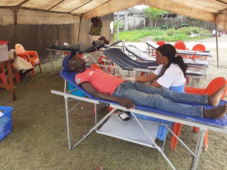Prévue pour ce samedi 4 juin, La cérémonie du don de sang a bel et bien eu lieu dans la commune d' ANYAMA, sous la Direction du Centre National de Transfusion Sanguine (CNTS).