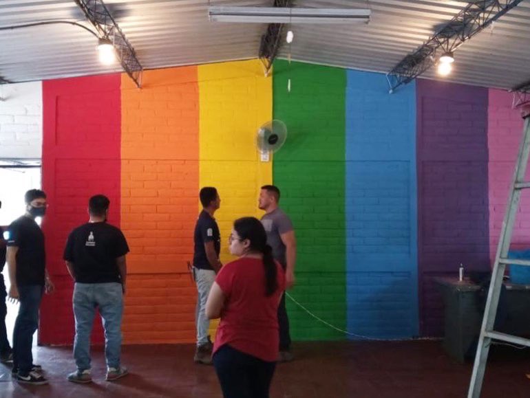 builtwithbtc's tweet photo. Thanks to @builtwithnft we've renovated the only nursery school on Isla Tasajera, El Salvador.

We've fixed the electrics &amp; plumbing, given the place a fresh lick of paint, bought new furniture &amp; stocked up on stationary, books &amp; art supplies. 

Doesn't it look great? https://t.co/HiBxE8T1pz