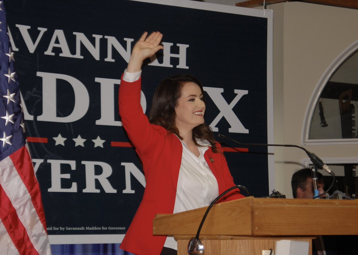 SavannahLMaddox's tweet photo. Words cannot express the gratitude I feel for the outpouring of support I’ve received since filing my letter of intent to run for governor. I’m grateful to everyone who joined us for the campaign launch, many of whom traveled long distances from every corner of the Commonwealth! https://t.co/bGiyFLHPMc