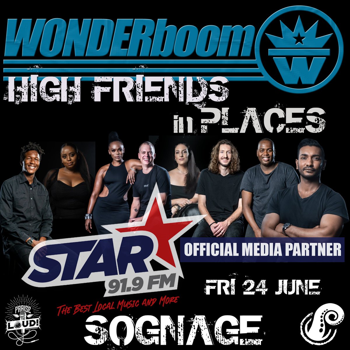 WONDERboomBand's tweet photo. Super SHOUT OUT to the new media partner for our upcoming "High Friends in Places" event, @Star919FM
Look forward to spreading the word with you! #HighFriendsInPlaces @sognage https://t.co/KMFrMwlGR6