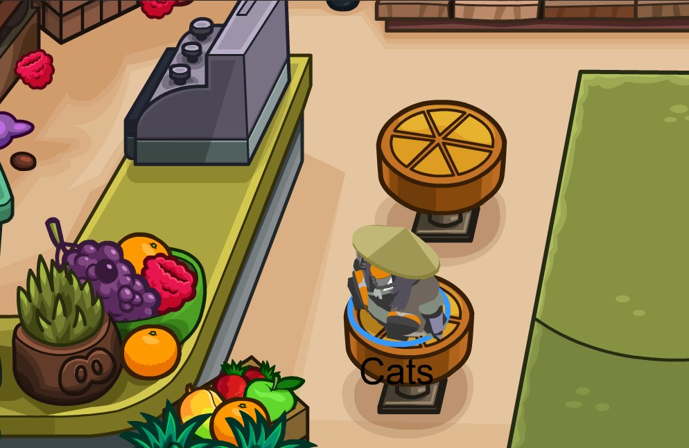CatsNCP's tweet photo. Check out the new Fruit combo pin at the Coffee shop in #NewClubPenguin!🍉 https://t.co/hGCwG3RhWO