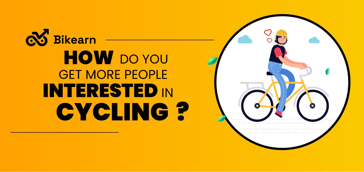 HOW DO YOU GET MORE PEOPLE INTERESTED IN CYCLING? 🚴

If in the real world, bike lanes and paths are the ones we need to take care of. As for the blockchain field,.....

📌Read more: t.me/BikearnOfficia…