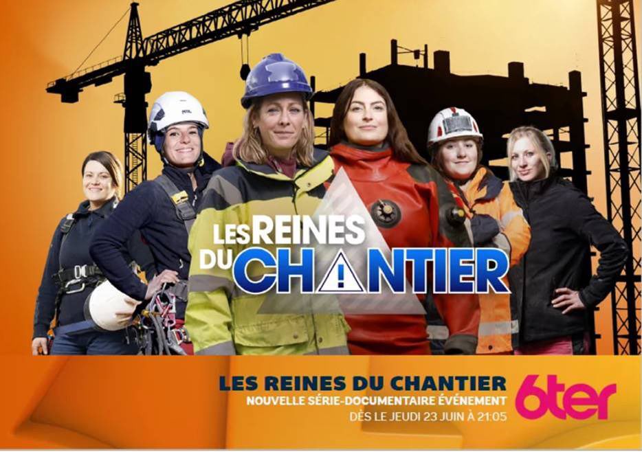 Fierté de voir Maëva, technicienne @Enedis, participer à l’émission Les Reines du Chantier sur <a href="/6ter/">6ter</a> ! La série suit le quotidien de « six héroïnes ». Des femmes qui représentent <2 % des travailleurs sur les chantiers. Sur vos écrans à partir du 23 juin #TeamFranceElectrique