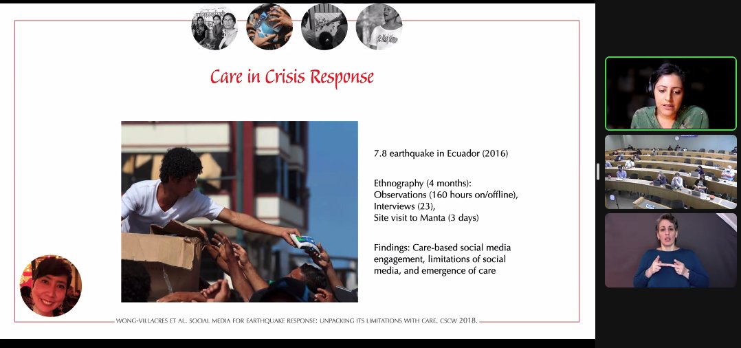 drmaxlwilson's tweet image. Using this kind of approach (using care as an orientation to study situations), @marisolv studied crisis response, but also where positive action fell short of providing care for people. #chiwork22 - that was work from #cscw2018