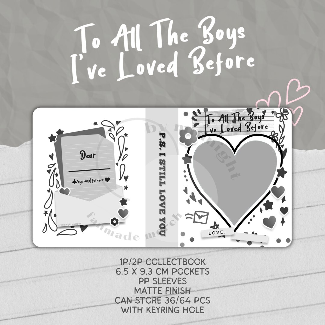 with you, always &amp; forever.

#madebymidnight:
To All The Boys I've Loved Before Collect Book

- original (2p) &amp; generic version (2p/1p)
- details below
- dop/doo: june 30
- for international orders, pls dm us!

PREORDER HERE
🔗 : tinyurl.com/tatbilbcb

t. wts lfb collbook ph