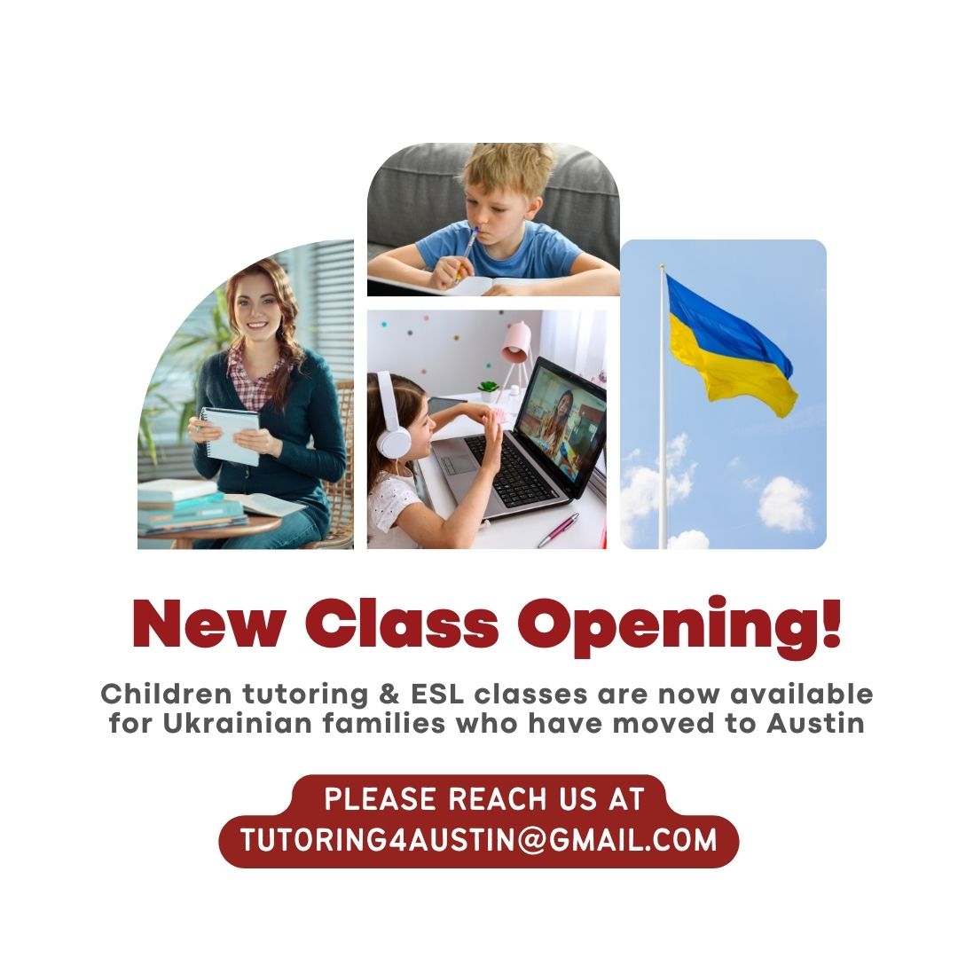 GiiGlobalimpact's tweet photo. #Gii is delighted to expand our reach and serve Ukrainian #refugees!
We're providing computers to Ukrainian families who've moved to Austin &amp; have started tutoring their children &amp; offering ESL to the adults. For registration please reach us tutoring4austin@gmail.com
 #Ukraine️ https://t.co/Oan6sEYIfO