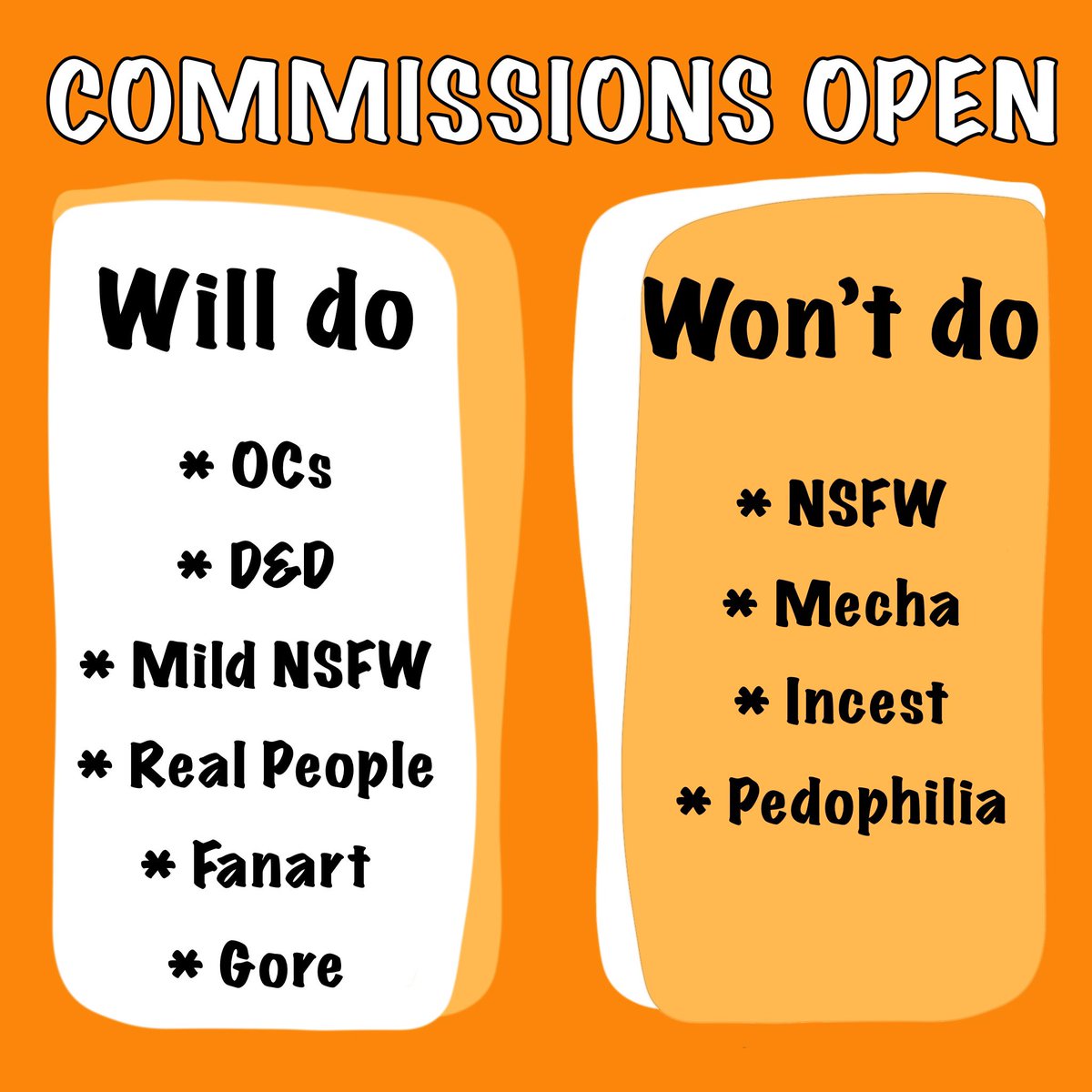 MoodleArt's tweet photo. All prices are in AUD
#commissions #comissionsopen #chibicommissions #dndcommission #dnd #dungeonsanddragons #oc #fanart #fanartcommissions https://t.co/JO5Z9sKjNa