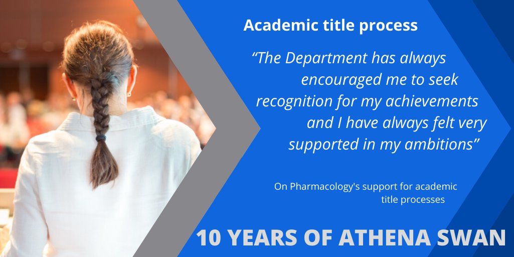Noting that women were less likely to apply for academic titles, we centralised and tailored our academic title application process where all staff who meet the criteria are supported to apply.

Read more 👉 medsci.ox.ac.uk/oxford-medsci-… 

#10YearsOfAthenaSwan #OxfordMedSciGoesSilver