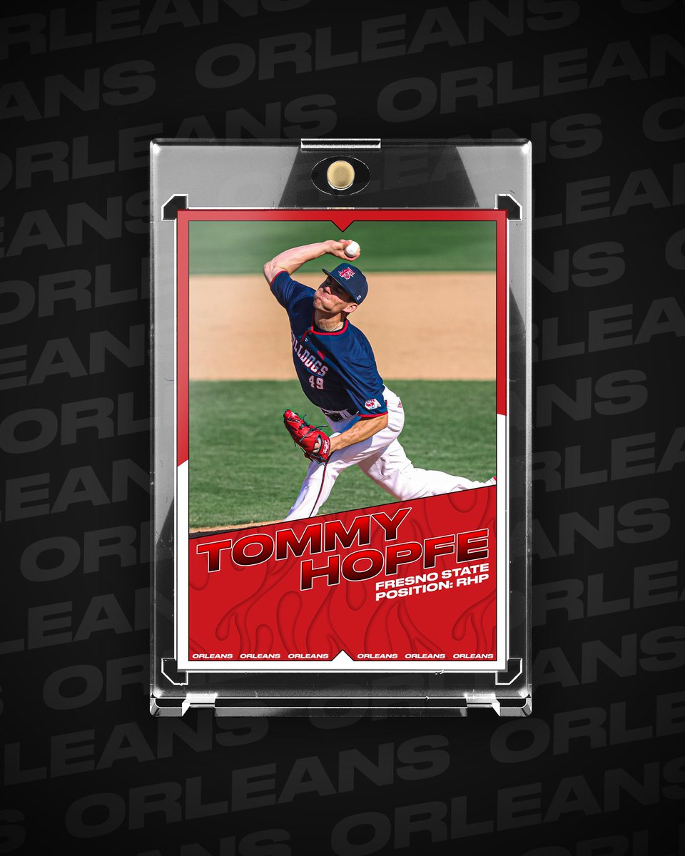Help us in welcoming @FresnoStateBsb right handed pitcher Tommy Hopfe to the Orleans Firebirds for the 2022 season. Tommy is joining us from Bakersfield, California. Welcome to Orleans, Tommy! #BirdGang #MeettheBirds