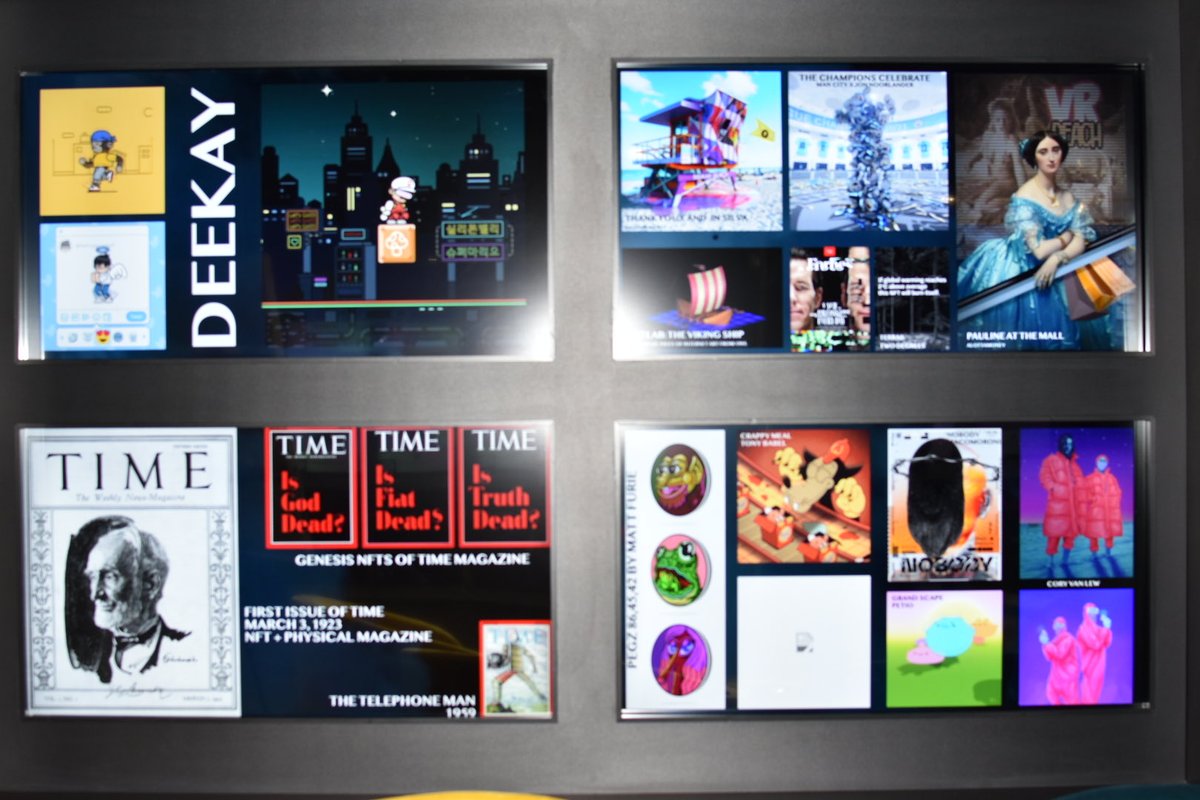 Not best quality but taken today at Adelia NFT gallery in Liverpool