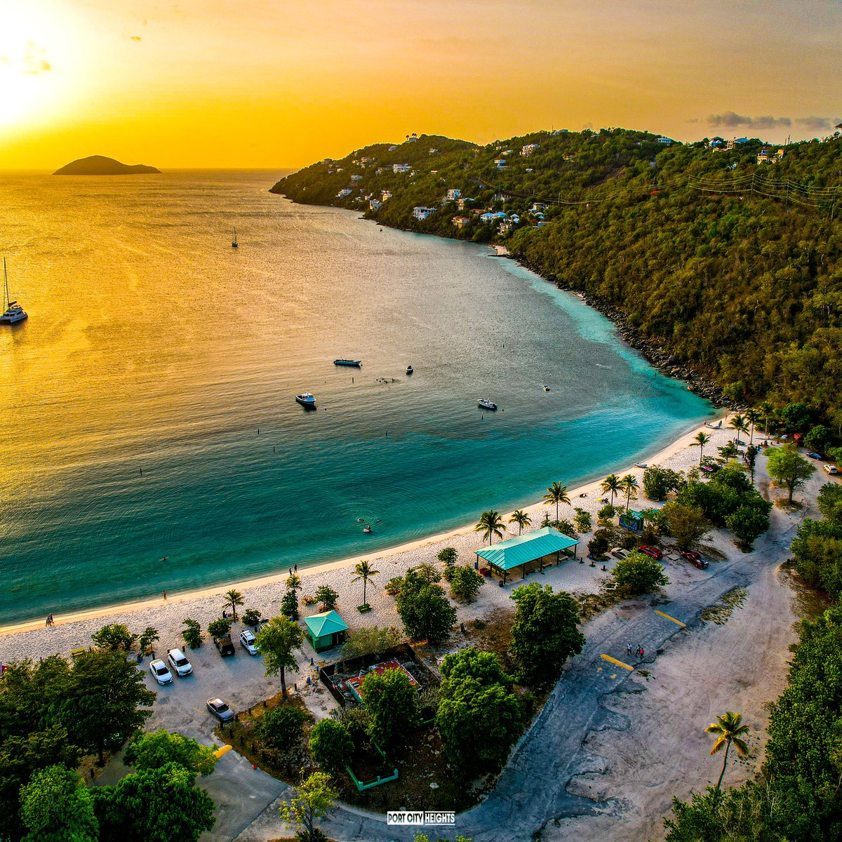 #Sunsets on Magens Bay
