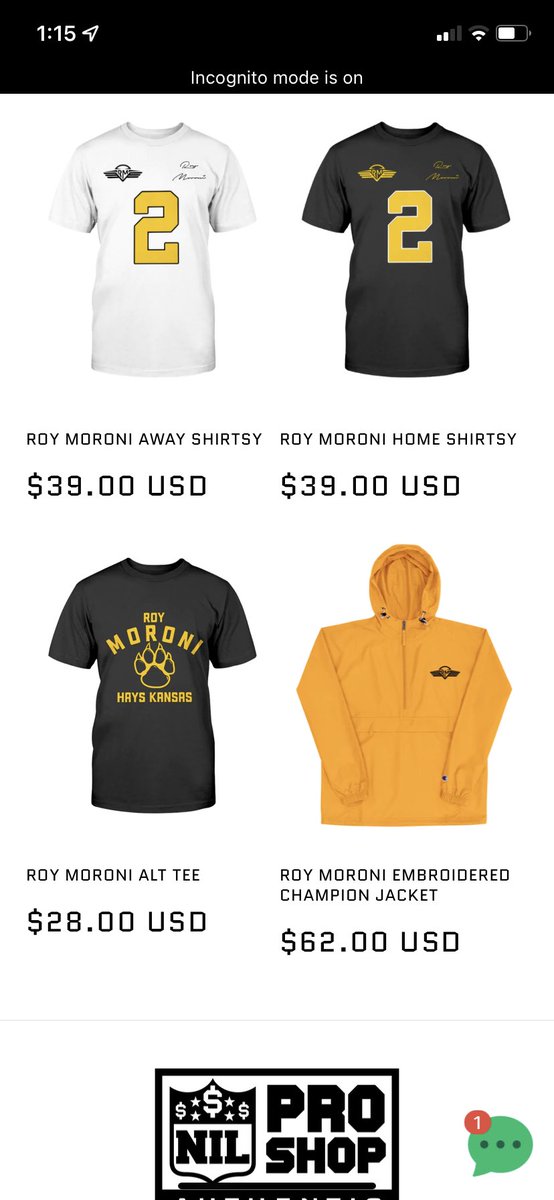 Roy’s Fort Hays Gear!!!