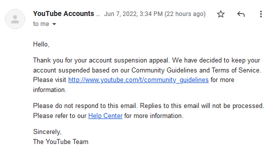 extraemilyy's tweet photo. hi @TeamYouTube my partnered clips channel randomly got removed with no warning 😢 nothing on the channel violates the community guidelines bc the videos are all just clips of my stream but it's still suspended even after appealing 😩 can u pls help recover the account thank u!! https://t.co/oQ0xYKsU2I