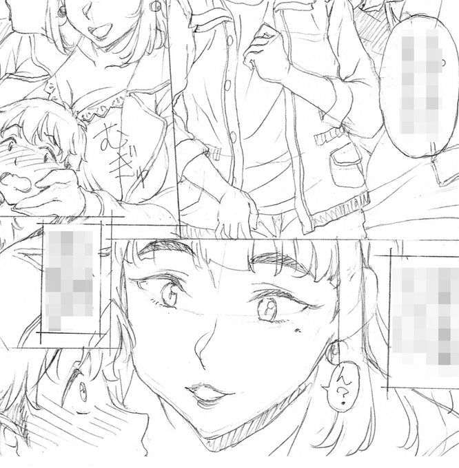 ネーム→下書き→ペン入れ→仕上げ。難しいことはなにもしてません(出来ません(;'∀`) 