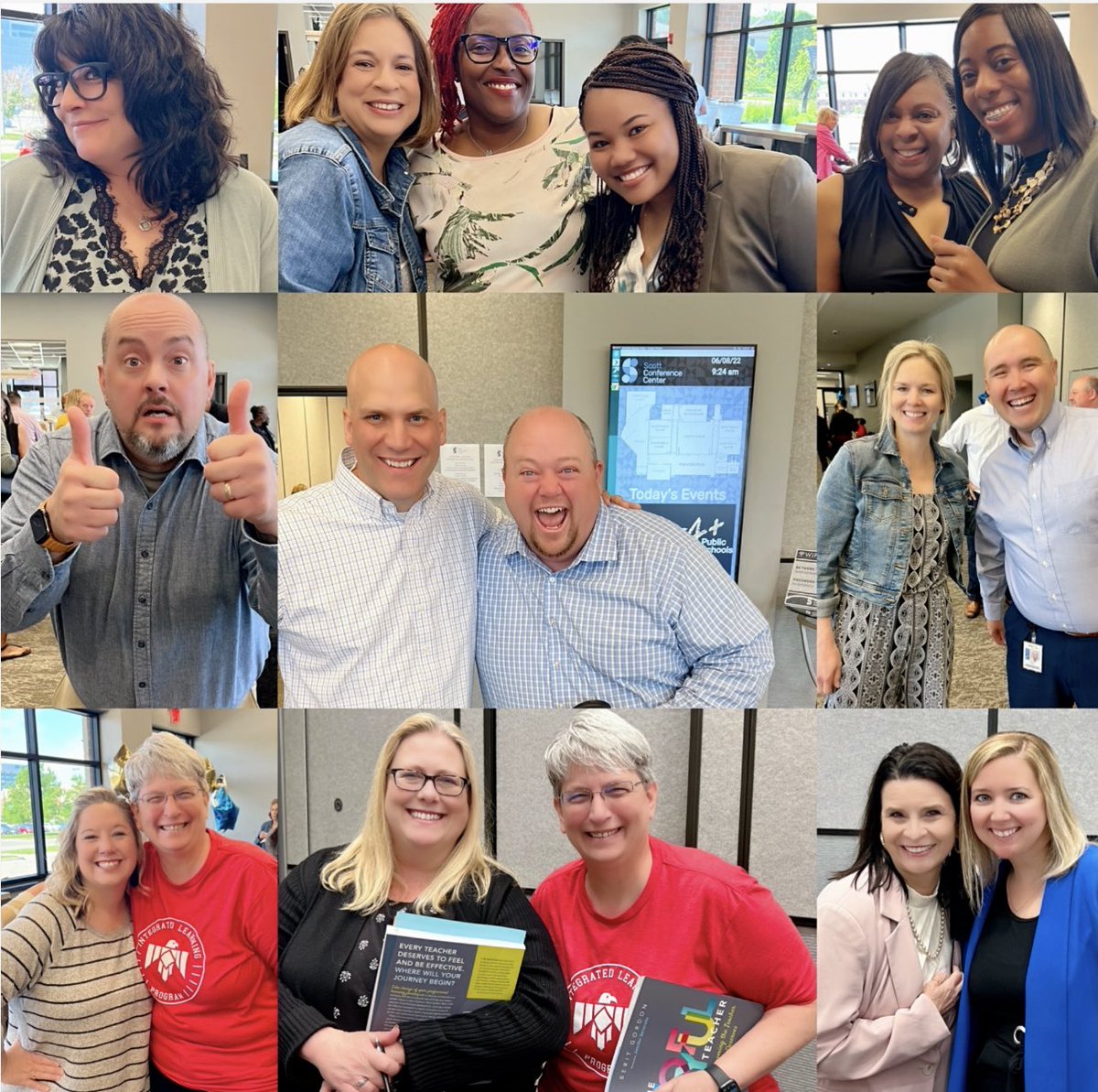 DrFateama's tweet photo. It’s a Wonderful Wednesday at our @OmahaPubSchool Principal Leadership and Learning Institute! Look at all this joy for learning! #HappyPrincipals #ForwardTogether #OPSleadandlearn #joy https://t.co/qg5Aoq0477