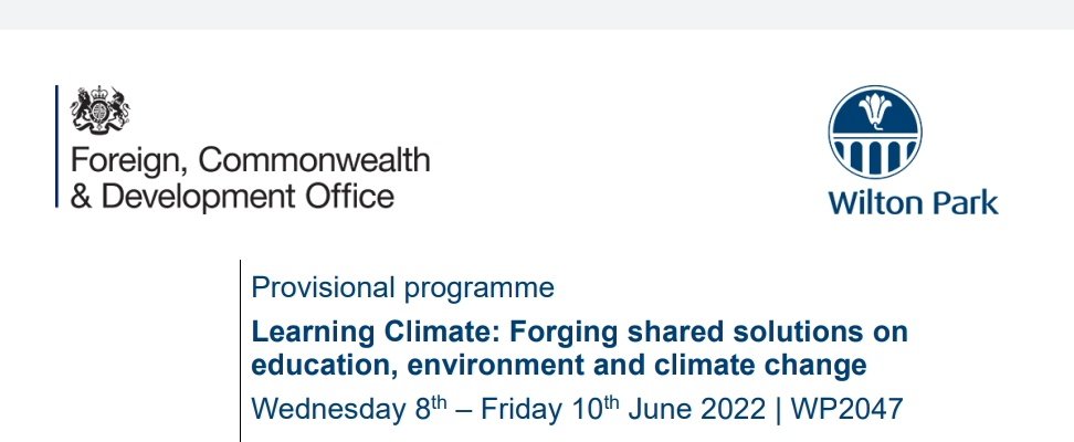 SAYoF_Official's tweet photo. SAYoF is represented and  will be speaking  at Wilton  Park, UK on Learning  Climate, Forging shared solutions on Education , Environment  and Climate  Change #SADCYouth  @ChristabelPhiri @ShumiraiZizhou @ReonVDM @SthrnAfrcaTrust @SADC_News https://t.co/S9lbFuKjat