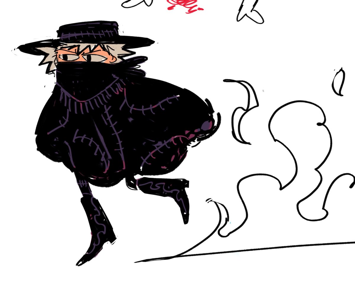 cowboy au doodles 