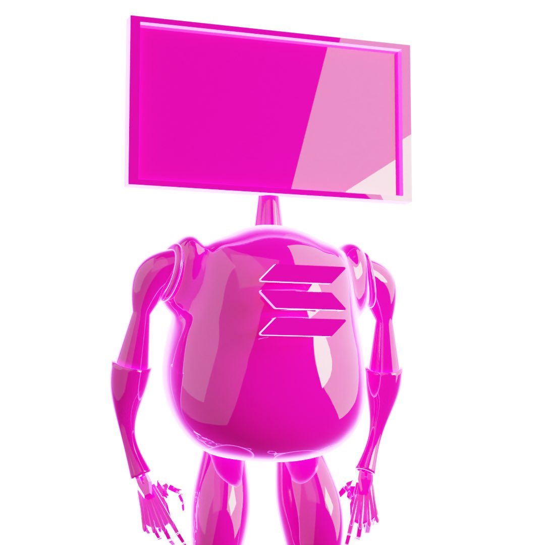 Solana_Tv's tweet photo. Weekly update: Our beta is live in 24 hours! Our discord passed 1k members. Our trailer drops today to the community! These bad bots are ready to hit the blockchain! https://t.co/k2829ws853