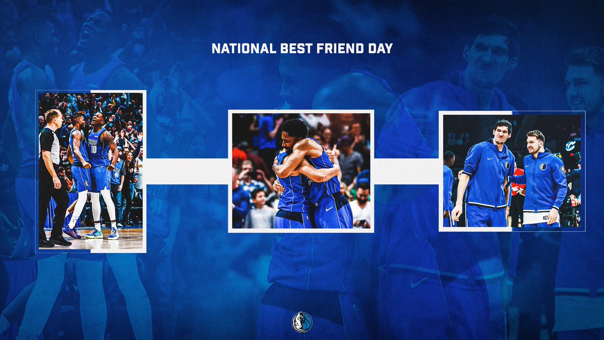 dallasmavs's tweet photo. Happy #NationalBestFriendDay 🤞 

Tag your ride or die ⬇️ https://t.co/Y6rjBb57Il