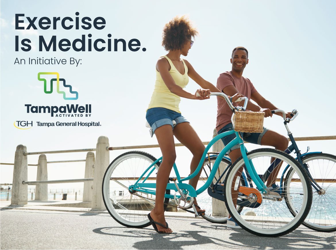 This week, @tghcares launches a pilot of the Exercise is Medicine initiative. Our clinics have the tools to prescribe exercise as medicine to help transform Tampa Bay into the nation's premier wellness destination. #TampaWell

Learn more: tgh.org/tampawell/tamp…
