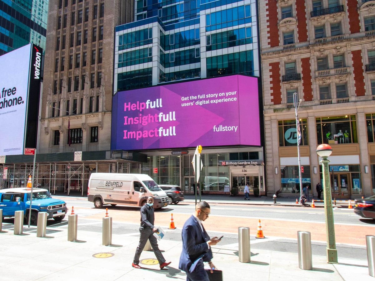 fullstory's tweet photo. Live from New York...it's FullStory!
#upinlights #ooh #advertising #SaaS #DXI #UX #mobileapps #retail #ecommerce #sessionreplay #autocapture #userinsights https://t.co/4d46UwoLZC