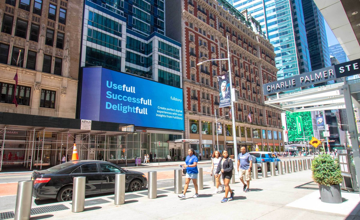 fullstory's tweet photo. Live from New York...it's FullStory!
#upinlights #ooh #advertising #SaaS #DXI #UX #mobileapps #retail #ecommerce #sessionreplay #autocapture #userinsights https://t.co/4d46UwoLZC