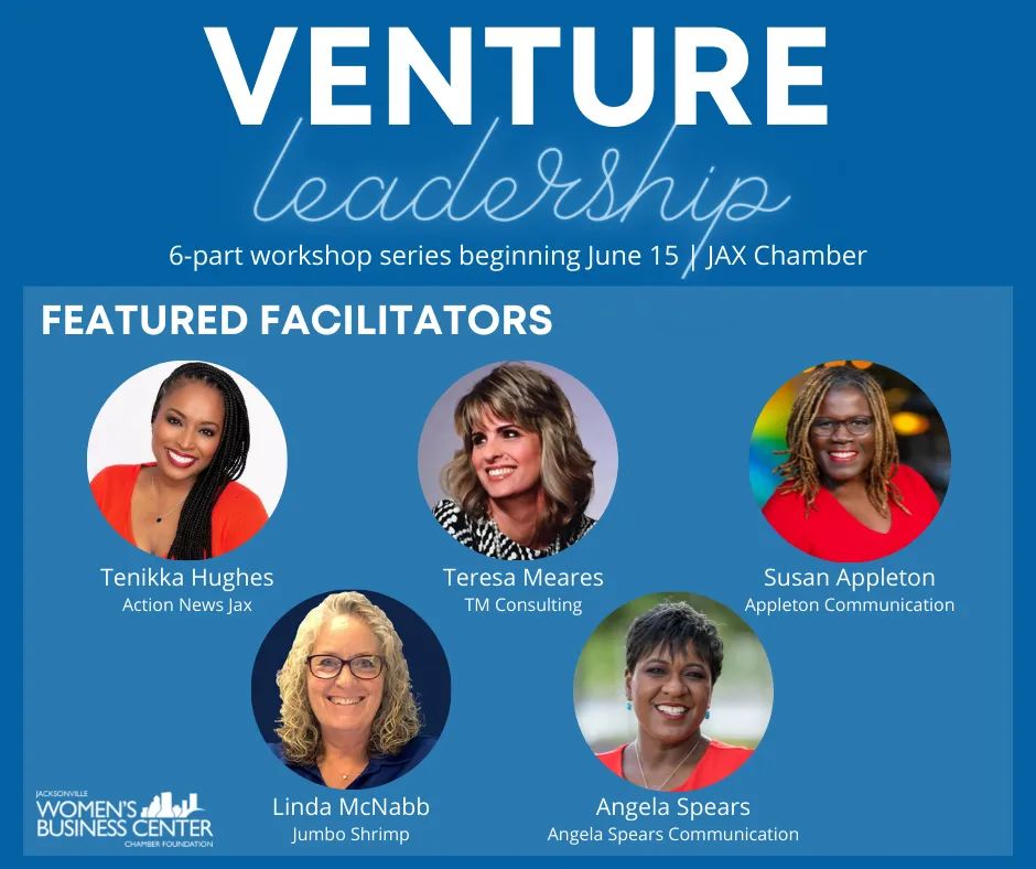 angelaspearscom's tweet photo. So honored 2 b a featured facilitator Jacksonville Women's Business Center core program, Venture Leadership! This program focuses on the development of creative leadership skills in women business owners and female corporate employees. #ASCommunication #PowerOfYourVoice https://t.co/eboeNPOPNp