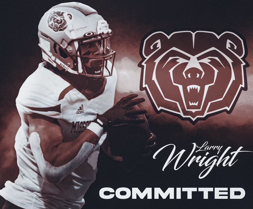 I’m very excited to announce my commitment to Missouri State University! 🐻🙌🏽 @MOStateFootball