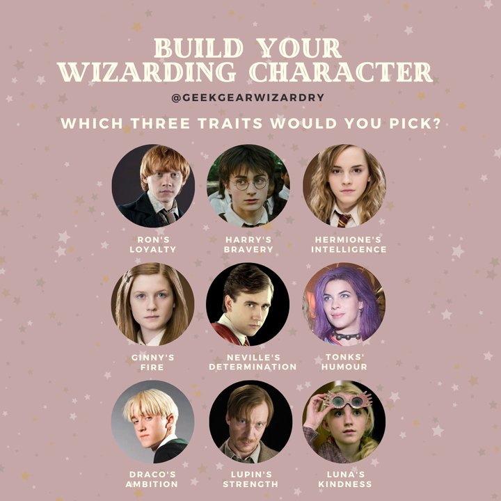 Which three traits would you most like to have? 😊✨