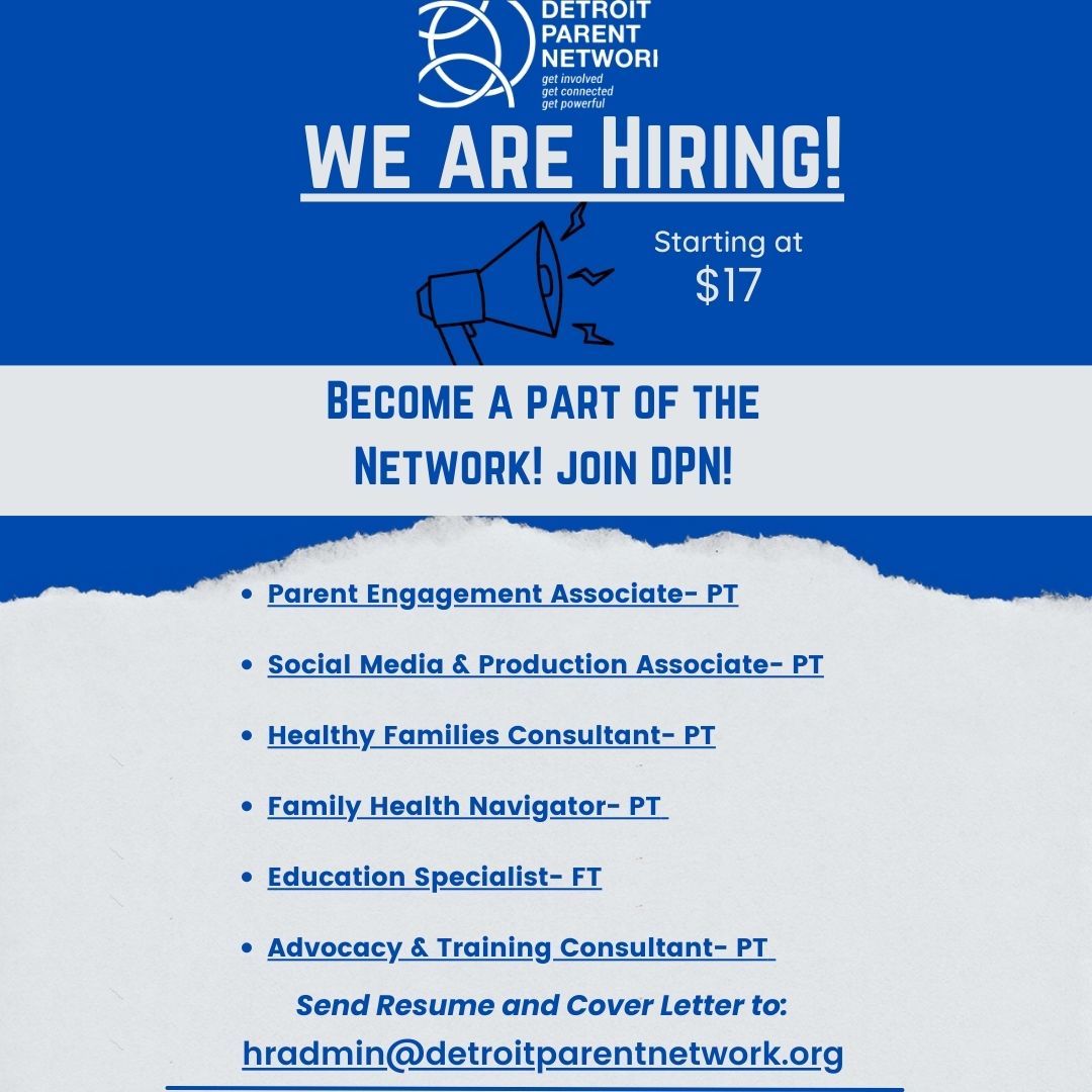 Become a part of the Network! DPN is Hiring! Check out our open position listing and apply here! indeed.com/cmp/Detroit-Pa…