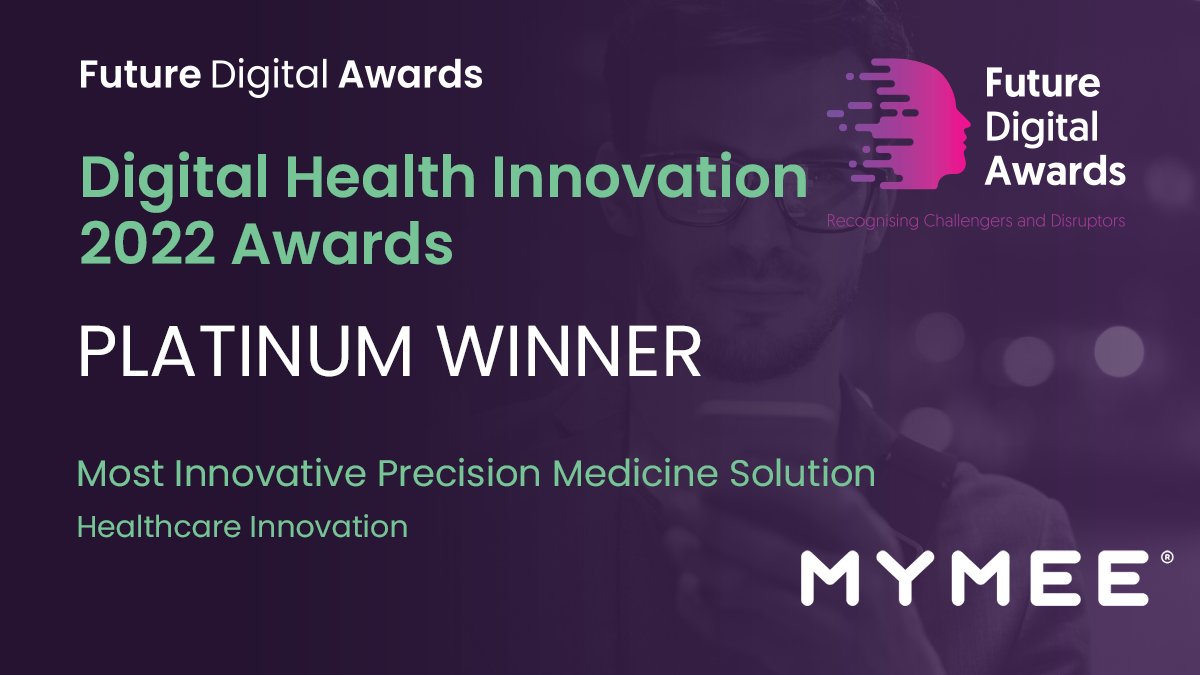 FutureDigiAward's tweet photo. The Platinum Prize for Most Innovative #PrecisionMedicine Solution goes to ... @mymeehealth!

⚕️ Check out @mymeehealth! 👉 https://t.co/xcfS99IlNU

🏆 See our other winners! 👉 https://t.co/QBmchZV2JU

#FDA2022 https://t.co/OEb8BDYksb