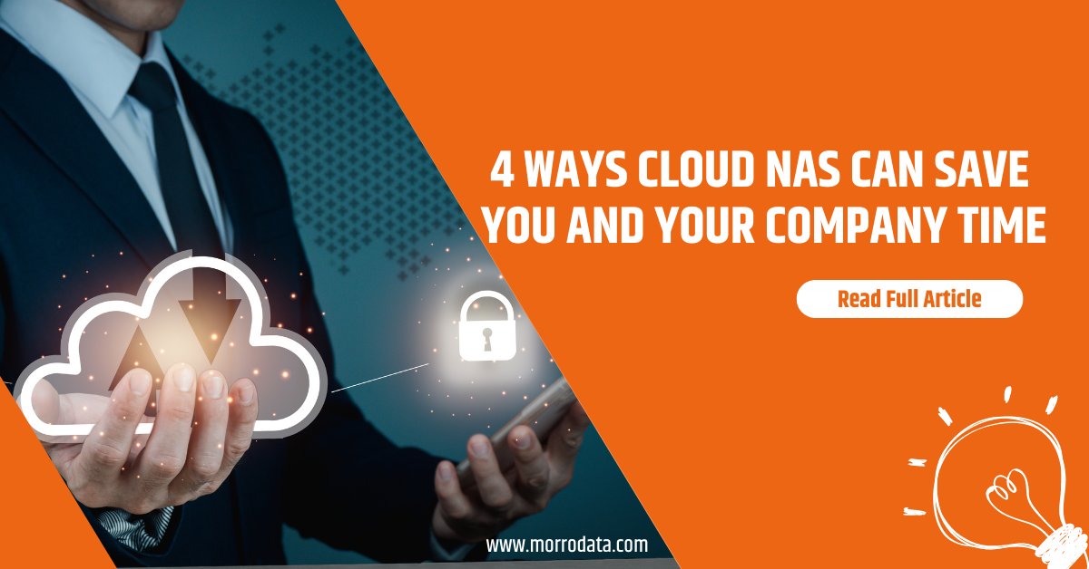 morrodata's tweet photo. With the benefits of a cloud-centric design, switching to Cloud NAS can save time and money in numerous ways. Check out this week's blog post: https://t.co/MiR1aFo4CQ

#CloudNAS #NAS #CloudStorage, #RansomwareProtection, #ITSupport, #FileVersioning #AutomaticBackups https://t.co/j1AtLVWx5N