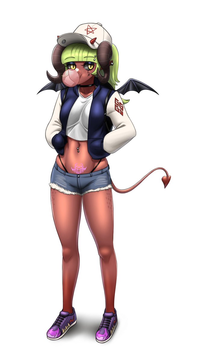 IvyAndTheFox1's tweet photo. Done Imp Girl's colors! We should probably think of a name for her... 🤔 https://t.co/S6s3EQX5nl