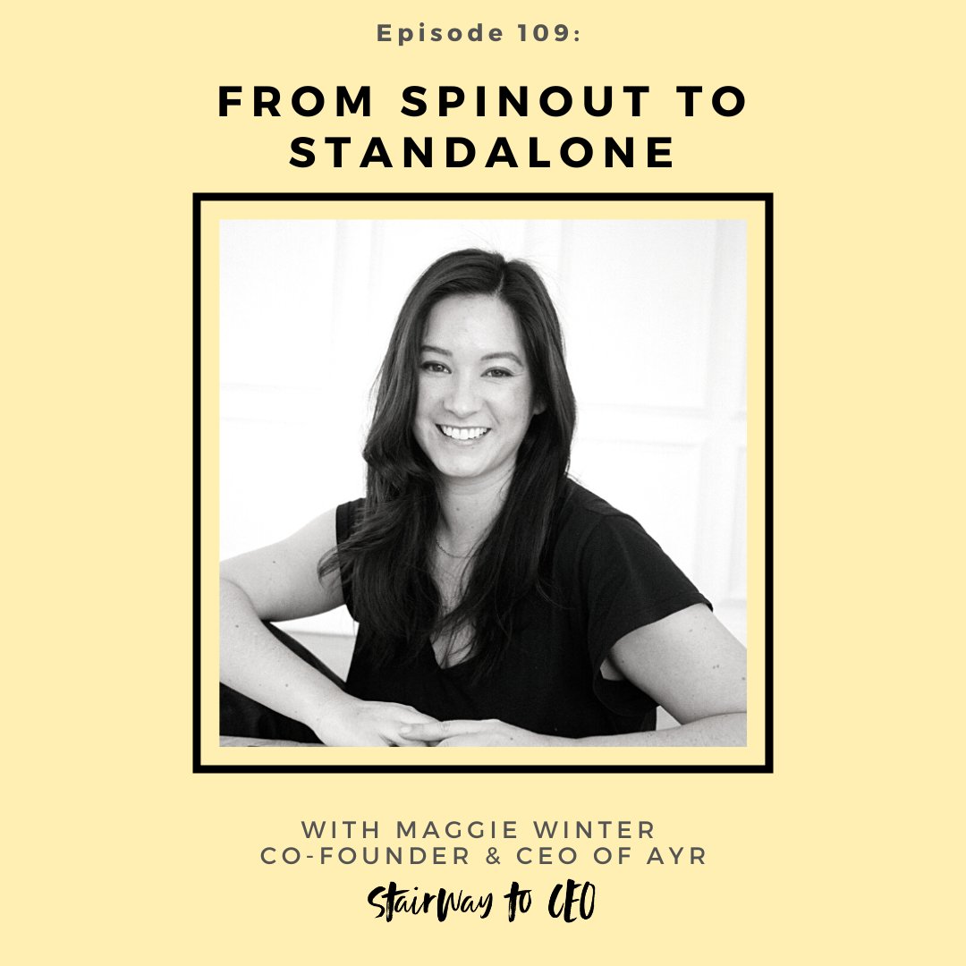 ⚡️Out now⚡️ A new episode with Maggie Winter, Co-Founder and CEO of AYR
→ LINK IN BIO!
We chat about:
🛍What she learned from the CEO of J.Crew
🤝How she handled the separation from Bonobos
🧠How she had to adjust her mindset from employee to business owner