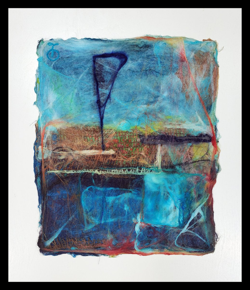 TeaOkro's tweet photo. Blue sky
Silk Fusion
13″ X 15″
2020
#fiber #textile #Abstract #abstractart #abstractartist #silk #silkfusion  #silkpaper #fiberart #fiberartist https://t.co/oZJs4uyOGt