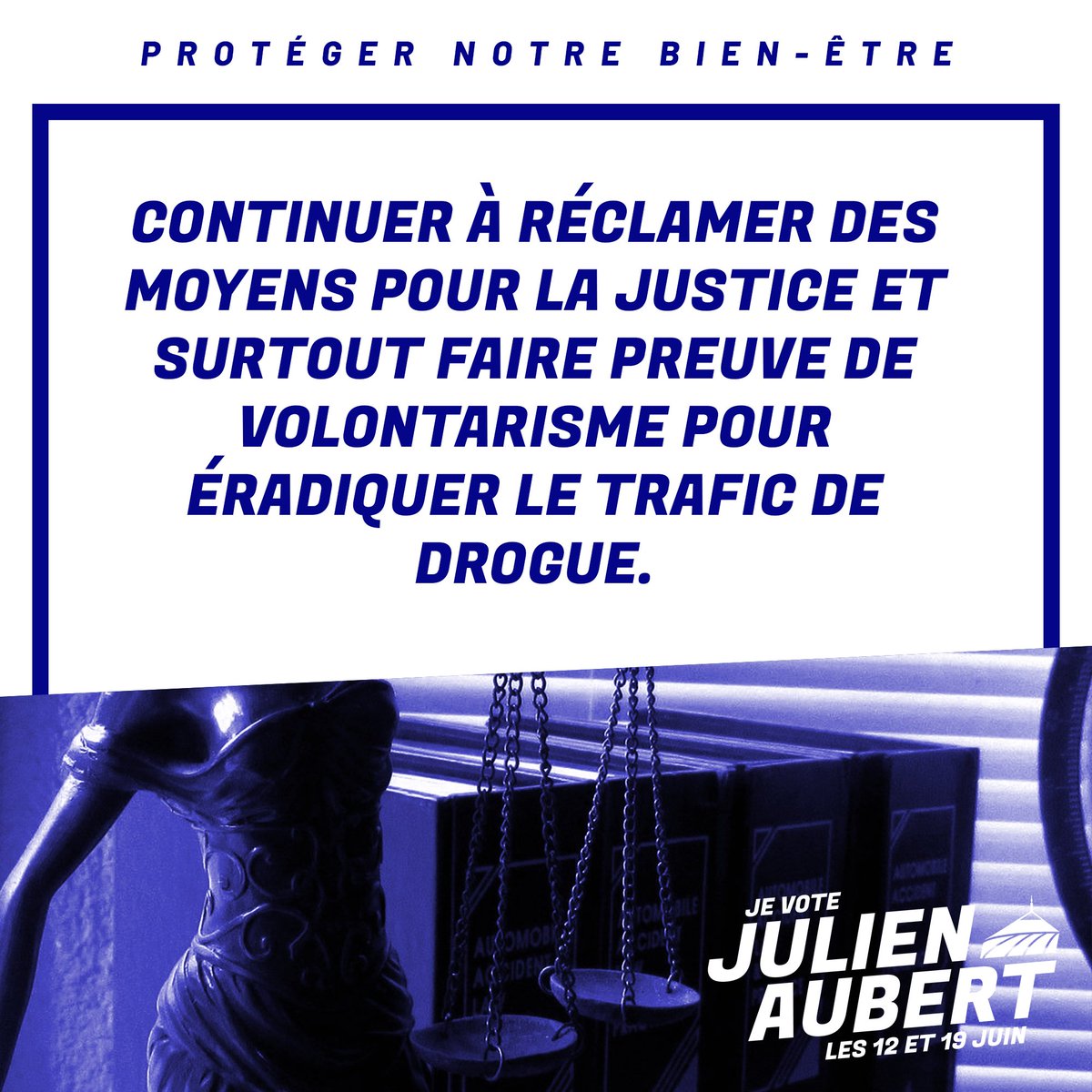 ➡️ Mobilisé notamment sur les dossiers de la cité des amandiers et celui de la défense du tribunal de grande instance de Carpentras, je continuerai à faire bloc pour préserver la première de vos libertés : la sécurité.