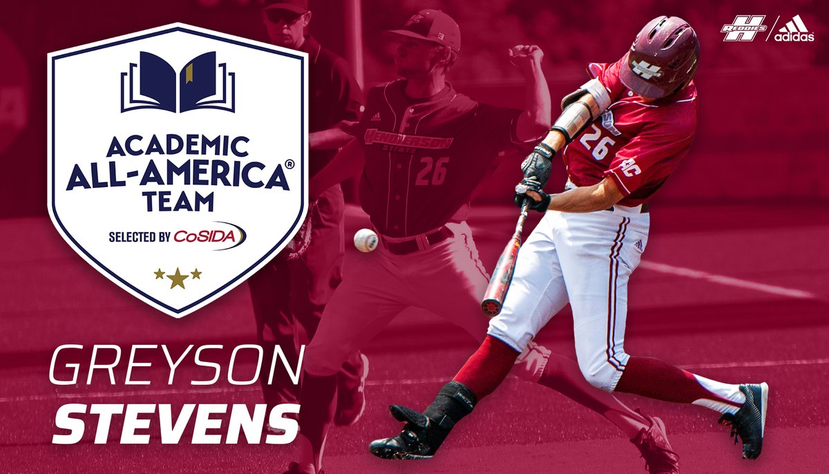 Congratulations to <a href="/Greyson_26_/">Greyson Stevens</a>  on being named a 2022 First Team 𝘼𝘾𝘼𝘿𝙀𝙈𝙄𝘾 𝘼𝙇𝙇-𝘼𝙈𝙀𝙍𝙄𝘾𝘼𝙉 by CoSIDA! 👏

Greyson had a 4.0 GPA and led the Reddies with 78 hits and 53 RBIs this spring! 🔥

📝 - bit.ly/3xjSju2

#NoMereBeast