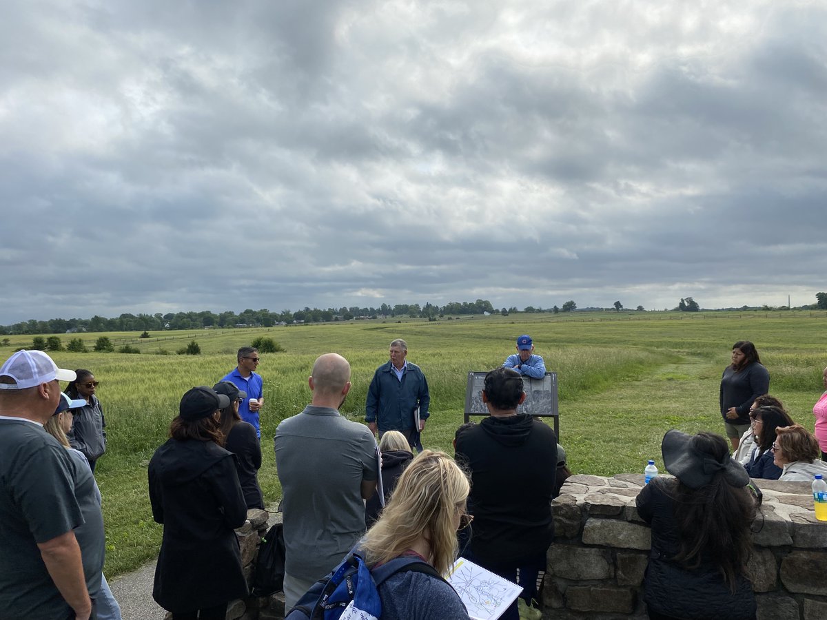 D6leadership's tweet photo. Day 2: Another great day on the battlefield-- full of learning and deep discussions surrounding past leadership styles and how they contributed to successes and failures of their organizations.
#D62022 #leadership
@CNUSD @mccauslj https://t.co/yAw1DZVKuz