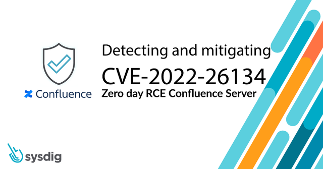 📢❗Alert: A new zero day vulnerability actively exploited by attackers has been found in Atlassian Confluence. Here is what <a href="/sysdig/">Sysdig</a> currently knows about vulnerability CVE-2022-26134, why it is so dangerous, and how to detect it with #Falco rules: okt.to/RyhHZO
