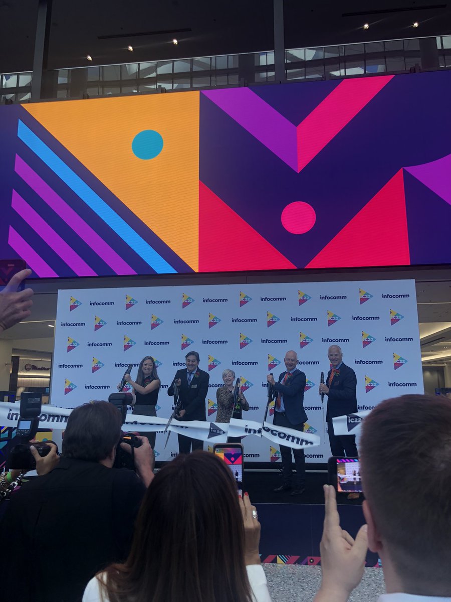 Let’s go! #InfoComm22 <a href="/AVIXA/">AVIXA</a>