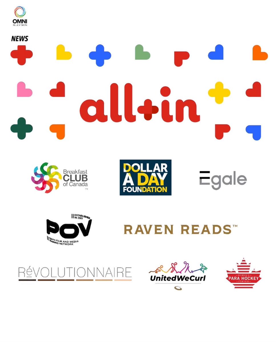 All IN is an action-focused program by <a href="/RogersMediaPR/">Rogers Sports & Media PR</a> that includes giving a minimum of $10 million in free advertising and creative services over the next five years to charities and small businesses that support equity-seeking communities. #canada #ALLIN2022